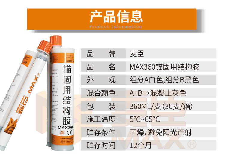 支裝植筋膠 支裝植筋膠